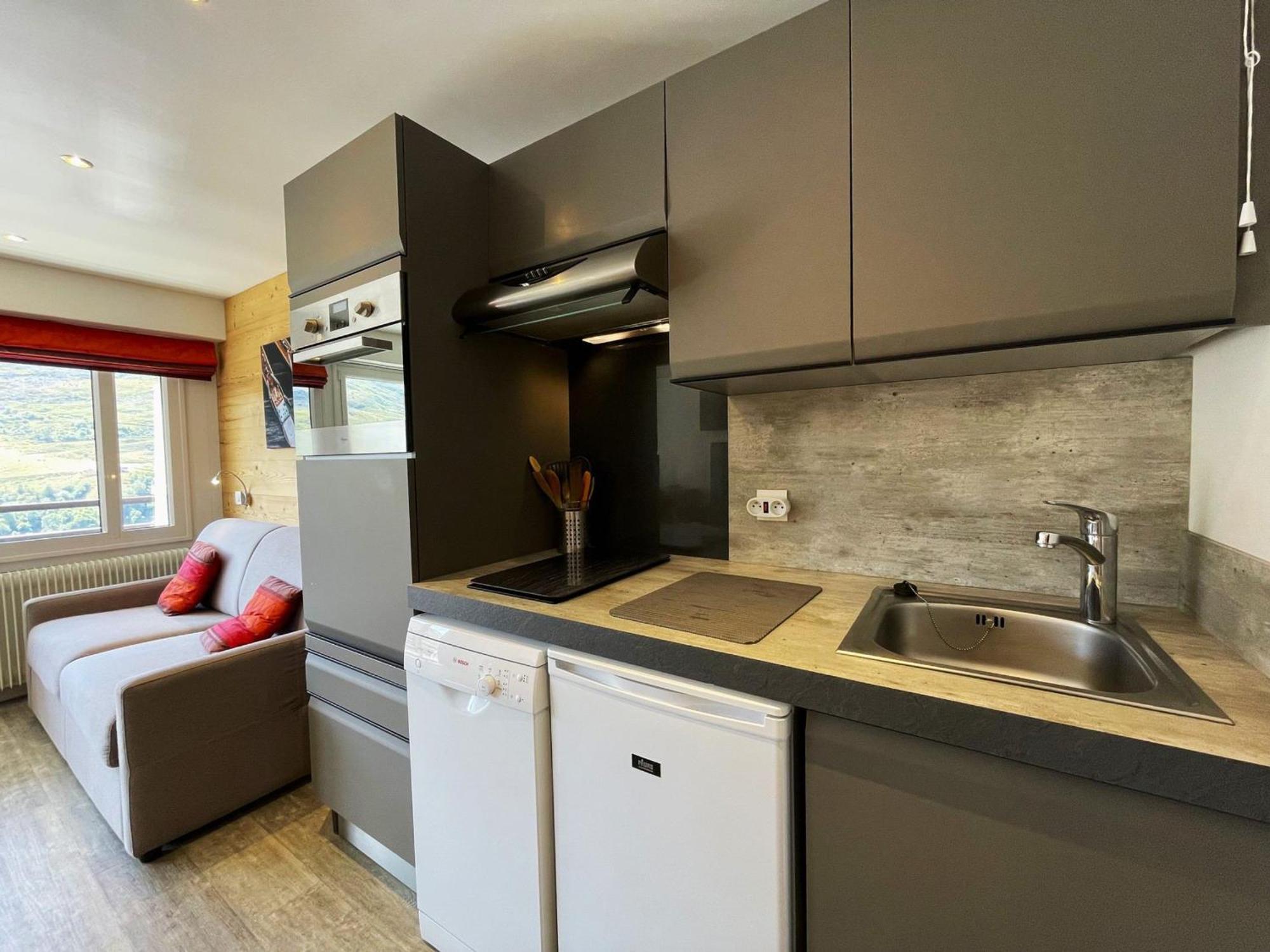 Studio Renove Pour 4, Ski Aux Pieds, La Croisette, Les Menuires - Fr-1-452-230 Saint-Martin-de-Belleville Eksteriør bilde