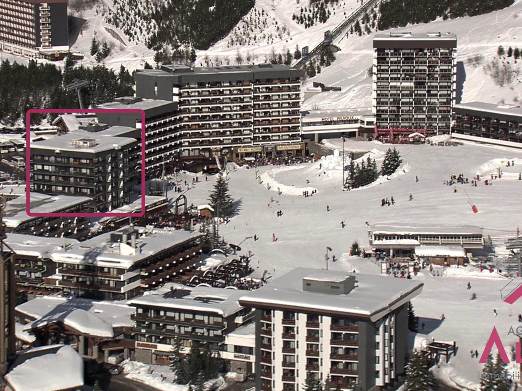Studio Renove Pour 4, Ski Aux Pieds, La Croisette, Les Menuires - Fr-1-452-230 Saint-Martin-de-Belleville Eksteriør bilde